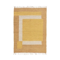 Ковер Из джута Aftas 120 x 170 см желтый LA REDOUTE INTERIEURS  фото, kupilegko.ru